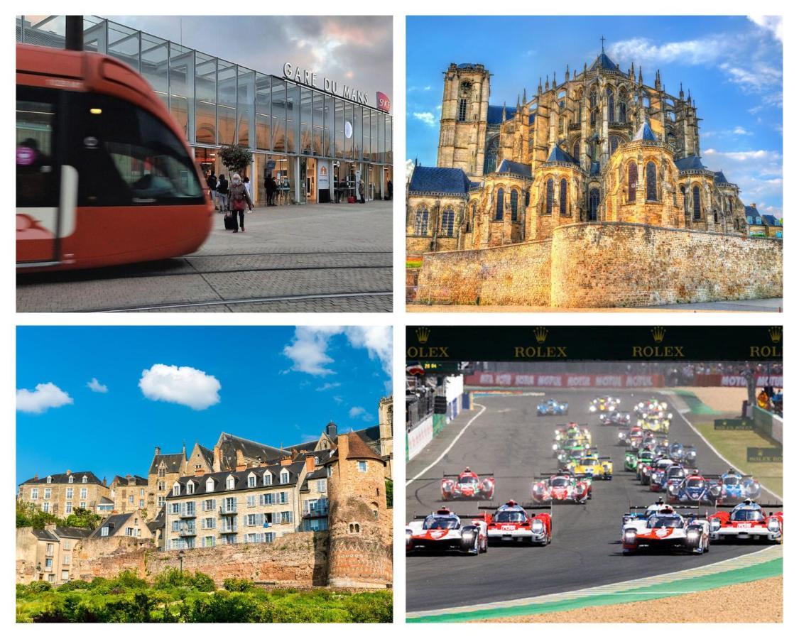 L'Appart K-Za Wifi Fibre Checkin Auto 6 Pers Le Mans Bagian luar foto
